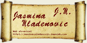 Jasmina Mladenović vizit kartica